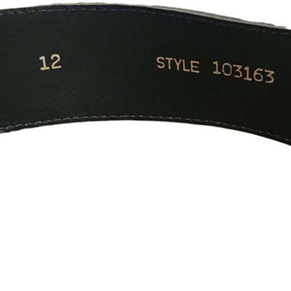 Vintage Astor Germany sz 12 Womens Black Patent Leather Wide Waist Buckle Belt - Picture 5 of 5
